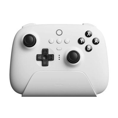 8BitDo Ultimate Bluetooth Pad NS White συμβατό με Nintendo Switch και PC