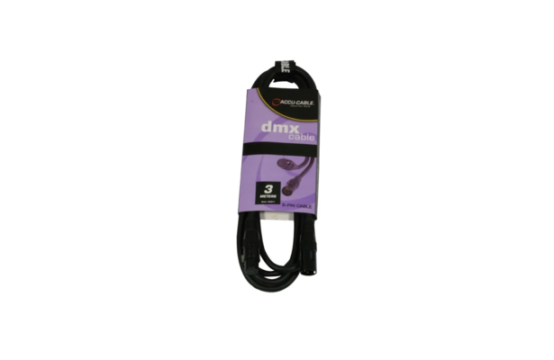 Accu-cable AC-DMX5/3 Καλώδιο DMX 5-pin XLR αρσενικό - 5-pin XLR Θηλυκό 3m