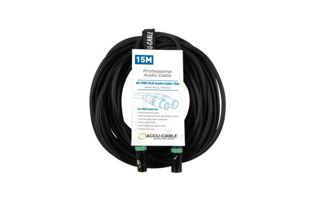 Accu-cable AC-PRO XLR audio cable 15,0m