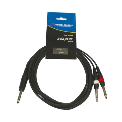 Accu-Cable Audio Cable AC-J6S-2J6M/3