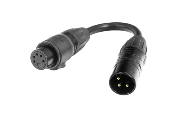 Accu-Cable DMX 3-pin F to 5-pin M IP65