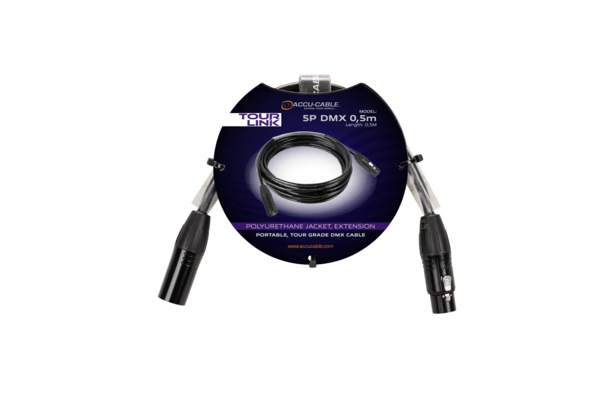 Accu-cable Tour Link 5P DMX 0.5m