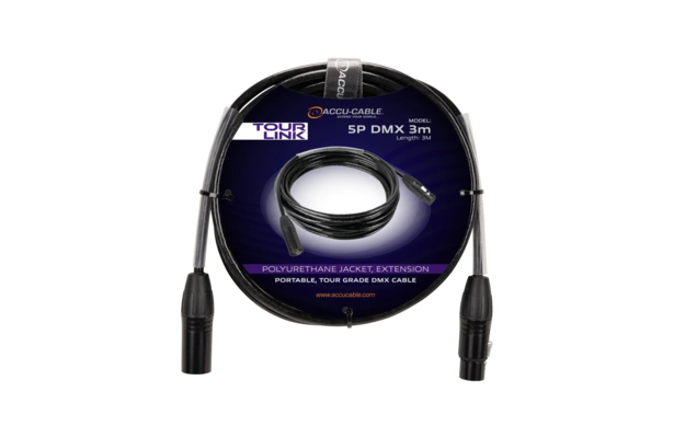 Accu-cable Tour Link 5P DMX 3m