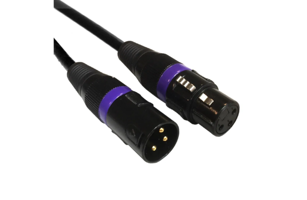 Accucable AC-DMX3/0,5 DMX καλώδιο XLR (3P) αρσενικό σε XLR (3P) θηλυκό 0,5m
