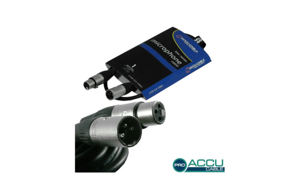 Accucable AC-PRO-XMXF/1 Καλώδιο XLR-XLR 1m