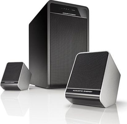 Acoustic Energy Aego³ Ασύρματα Ηχεία Υπολογιστή 2.1 με Bluetooth και Ισχύ 65W σε Μαύρο Χρώμα