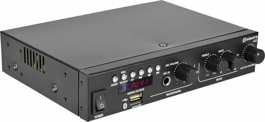 Adastra A22 Ψηφιακός στερεοφωνικός ενισχυτής USB/SD/FM & Bluetooth 2 x 55W