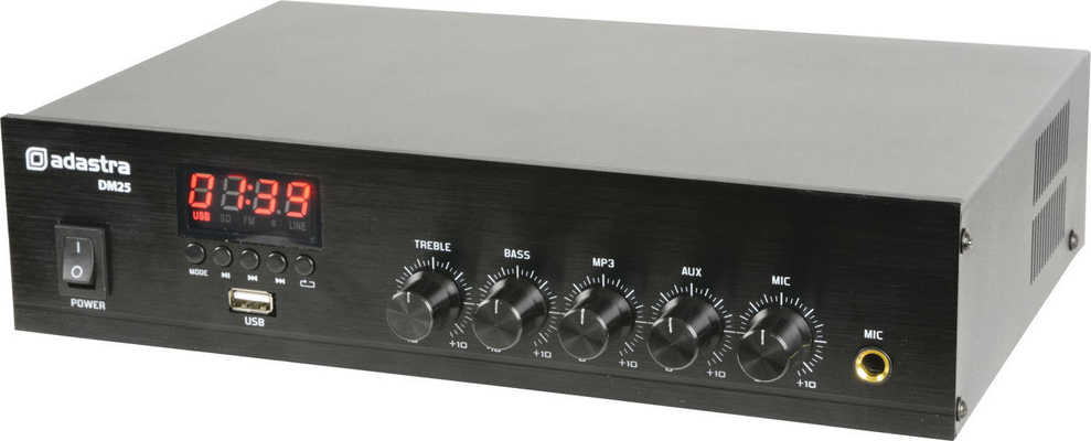 Adastra DM25 Ενισχυτής Με USB/FM Και Bluetooth 25W RMS