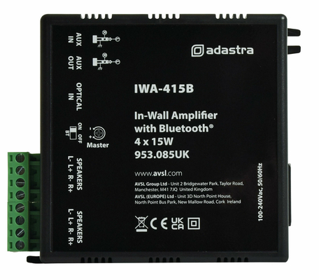 Adastra IWA-415B Εντοιχισμένος Ενισχυτής με Bluetooth 4 x 15W