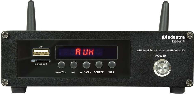 Adastra S260-WIFI Ενισχυτής Internet Streaming 2x60W RMS