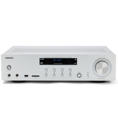 AIWA AMU-120BTSL Τελικός Ενισχυτής Hi-Fi Stereo 120W/4Ω 60W/8Ω Ασημί