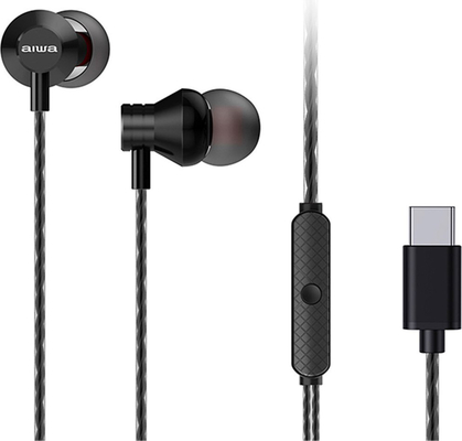 Aiwa ESTM-50USB-C/BK Ενσύρματα Ακουστικά