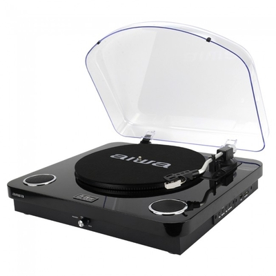 Aiwa LPS-25BK ΜΑΥΡΟ Πικάπ Stereo με Bt