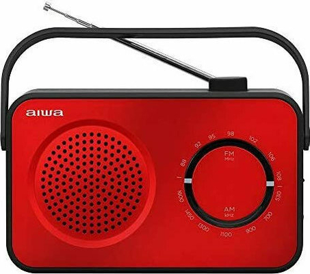 Aiwa R-190RD Φορητό Ραδιόφωνο Ρεύματος / Μπαταρίας Κόκκινο