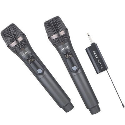 Akai AMD-300 Σετ 2 ασύρματων μικροφώνων 174-216MH