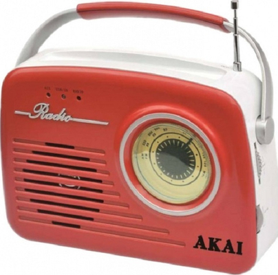 Akai APR-11 Retro Επιτραπέζιο Ραδιόφωνο Ρεύματος / Μπαταρίας με USB