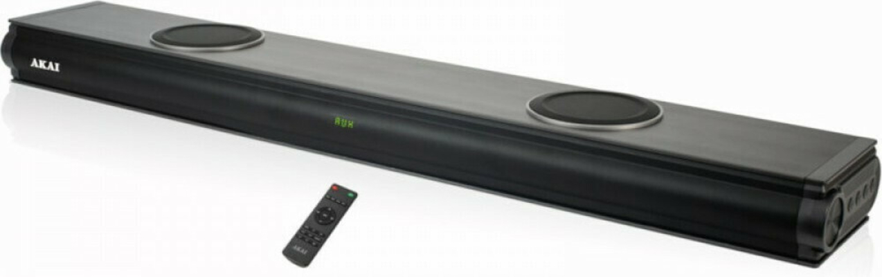 Akai ASB-29 Soundbar 100W 2.0 με Τηλεχειριστήριο Μαύρο