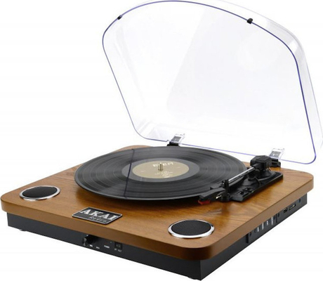 Akai ATT-11BT Πικάπ με Ενσωματωμένα Ηχεία Καφέ