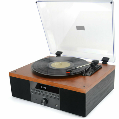 Akai ATT-14BT Πικάπ με Προενίσχυση και Ενσωματωμένα Ηχεία Μαύρο