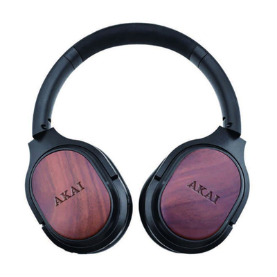 Akai BTH-W150ANC Ασύρματα/Ενσύρματα Over Ear Hi-Fi Ακουστικά με 13 ώρες Λειτουργίας Ασημί