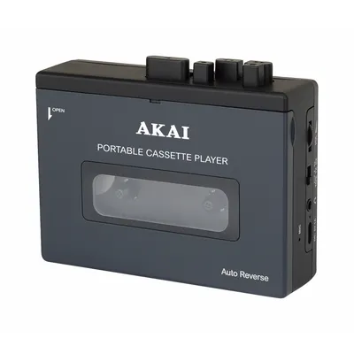 AKAI Pocket Tape Φορητό Κασετόφωνο με Bluetooth 5.4 (IN/OUT), Εγγραφή & Auto- Reverse, USB-C, έως 7h