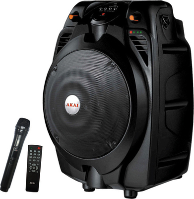 Akai SS022A-X6 Σύστημα Karaoke με Ασύρματα Μικρόφωνα σε Μαύρο Χρώμα