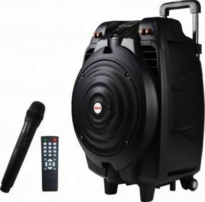 Akai SS023A-X10 Σύστημα Karaoke με Ασύρματο Μικρόφωνο σε Μαύρο Χρώμα