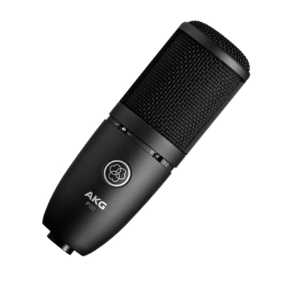 AKG ΜΙΚΡΟΦΩΝΟ ΠΥΚΝΩΤΙΚΟ ΜΕΓΑΛΟΥ ΔΙΑΦΡΑΓΜΑΤΟΣ ΜΑΥΡΟ