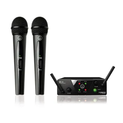 AKG WMS-40 MINI-2 VOCAL Διπλό ασύρματο σετ μικροφώνου χειρός UHF.
