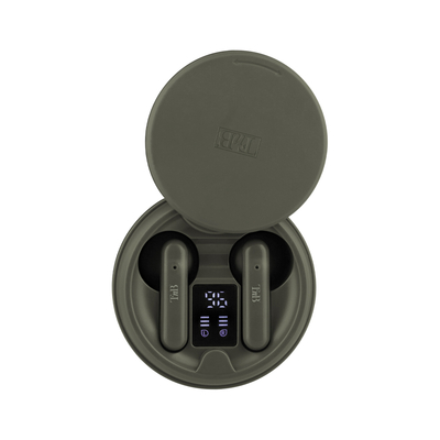 Ακουστικά Bluetooth με θήκη και ένδειξη φόρτισης EBSHINYGN2 TNB πράσινα