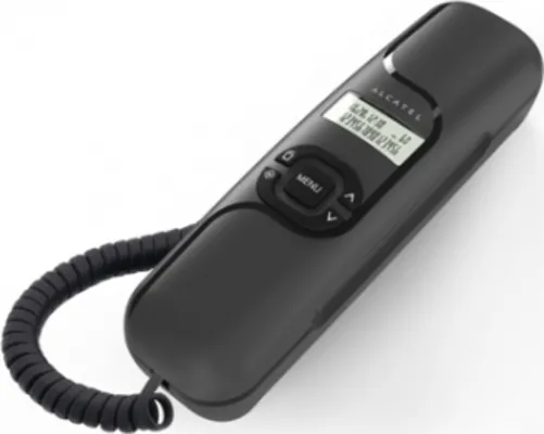 Alcatel T16 Ενσύρματο Τηλέφωνο Γόνδολα Μαύρo 010012