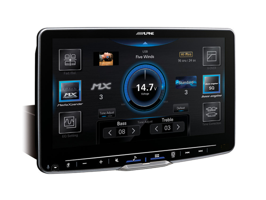 Alpine iLX-F905D 9-Inch , Apple CarPlay and Android Auto