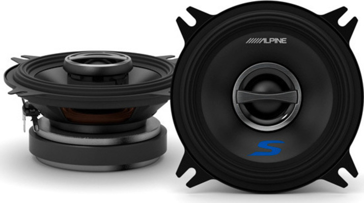 Alpine S-S40  4 (10 cm) Coaxial 2-Way S-Series Speakers