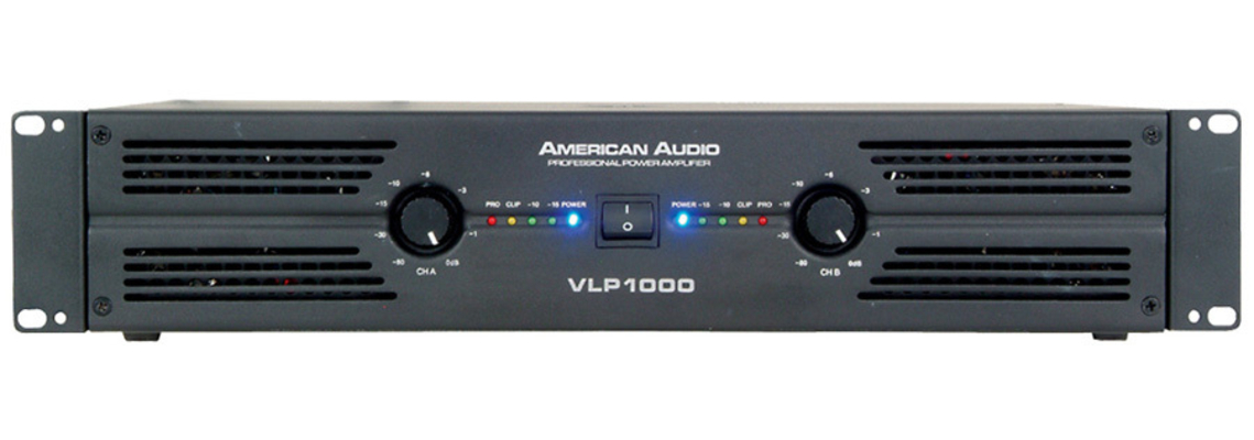 American Audio VLP-1000 Τελικός Ενισχυτής PA 2 Καναλιών 500W/4Ω 330W/8Ω