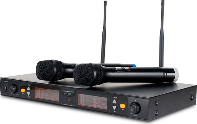 American Audio WM-219 Διπλό σετ ασύρματου μικροφώνου χειρός UHF