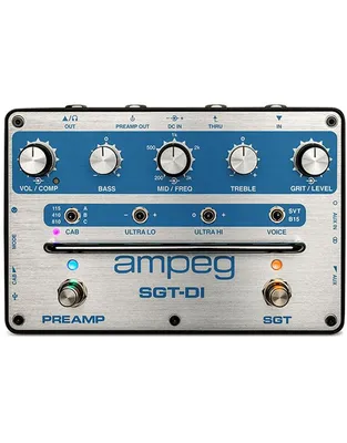 AMPEG SGT-DI Πετάλι Preamp/DI για μπάσο Blue Line Anniversary Edition