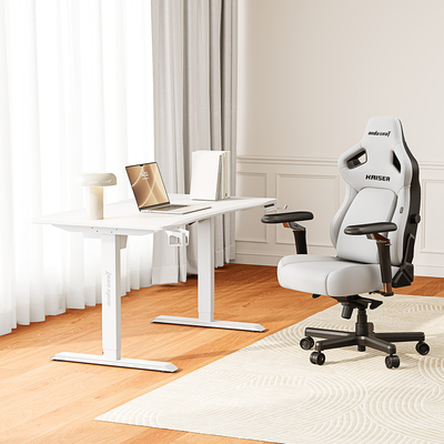 ANDA SEAT DESK XTREME 1.4m, Adjustable Height, White