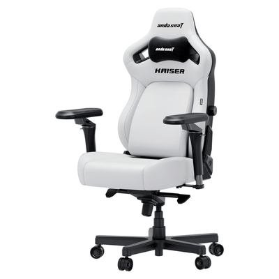ANDA SEAT Gaming Chair KAISER-4 V2 XL White with 6D Armrest