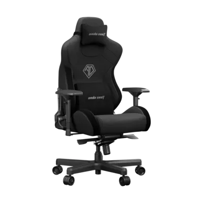 ANDA SEAT Gaming Chair T-PRO II Dark Grey/ Black FABRIC with Alcantara Stripes
