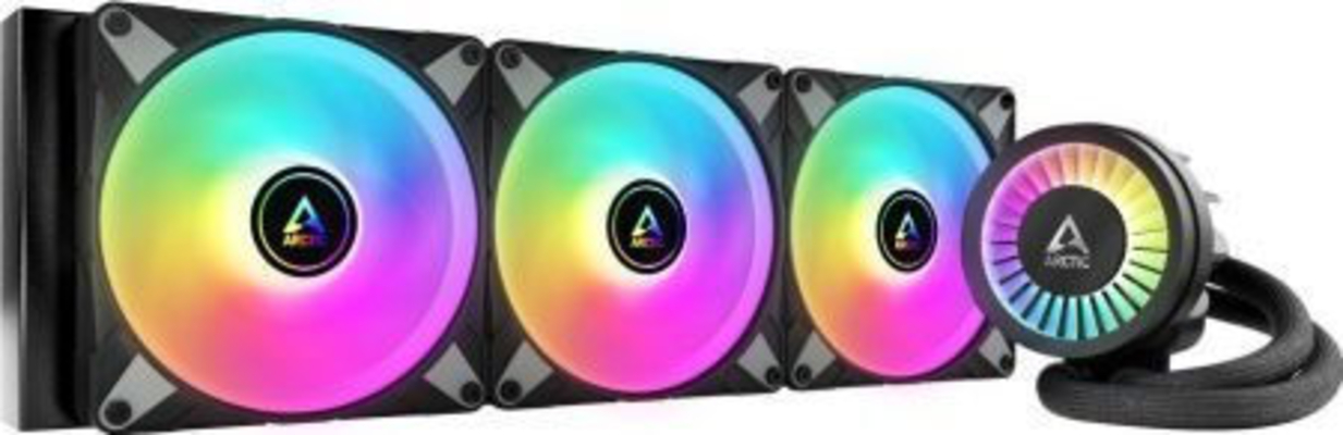 Arctic Liquid Freezer III 360mm A-RGB Black AIO CPU Water Cooler 3x P12 PWM PST A-RGB fan