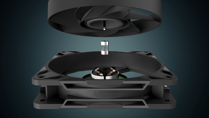 Arctic P12 Pro PST CO - PWM 120mm Case Fan - Dual ball bearing - max 3000 RPM - PWM regulated
