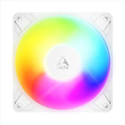 ARCTIC P12 Pro REVERSE A-RGB (White) - 3 Pack - 120mm Case Fan with A-RGB - fluid dynamic bearing -