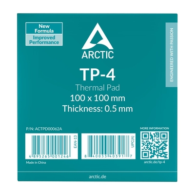 ARCTIC TP-4 100x100mm, 0.5mm Premium Performance Thermal Pad