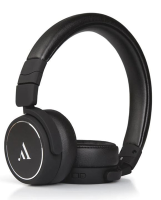 Argon Audio POP2 Ασύρματα Over Ear Ακουστικά Μαύρα