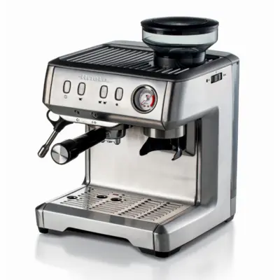 ARIETE 1313 Μηχανή Espresso με Μύλο Άλεσης Silver