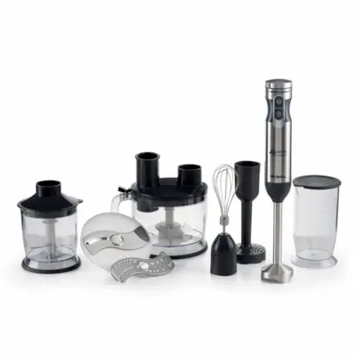 Ariete 898/11 Multiprep 7in1 Silver/Black Πολυλειτουργικό μπλέντερ χειρός με 7 λειτουργίες
