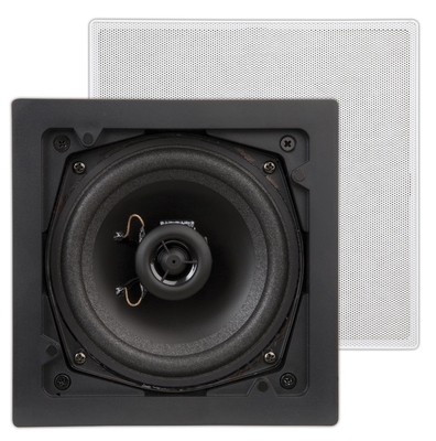 ArtSound FL101 Τετράγωνο Επίπεδο Χωνευτό Ηχείο 5,25'' 2-way 70W White (Ζεύγος) White