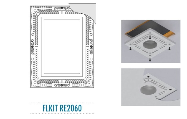ArtSound FLKIT RE2060 Εντοιχιζόμενο Κιτ Στήριξης για το RE2060 409 x 319 x 14mm (Τεμάχιο)