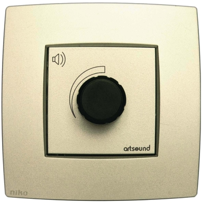 ArtSound N-VOL100V-100 Ρυθμιστής Έντασης "Niko" 40W με Ρελέ Cream (Τεμάχιο) Beige
