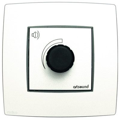 ArtSound N-VOL100V-101 Ρυθμιστής Έντασης "Niko" 40W με Ρελέ White (Τεμάχιο) White
